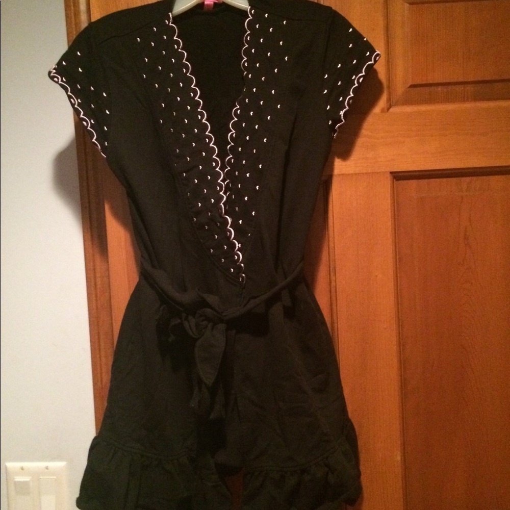 Betsey Johnson black wrap